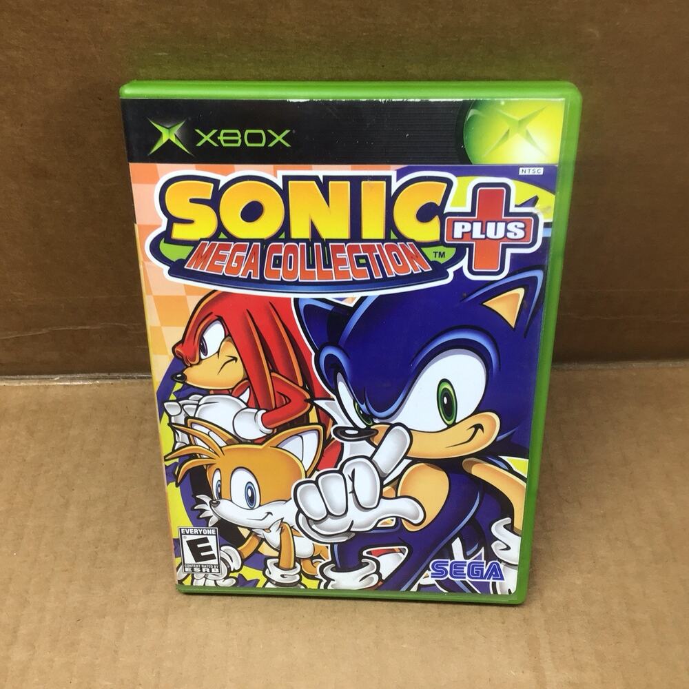 Sonic Mega Collection Plus Microsoft Xbox 2004 CIB with Manual Game and Case